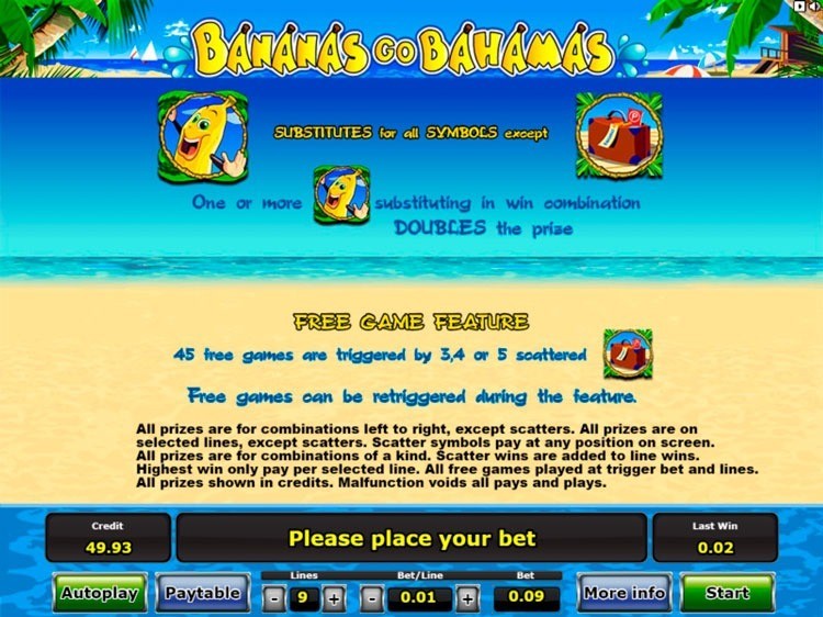Bananas go Bahamas
